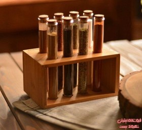 جا ادویه ای لوله ای 8 عددی بامبوم مدل وانیل کد B0424